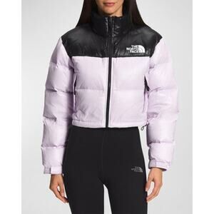 The North Face Nuptse Short Jacket - L Lavender Fog
